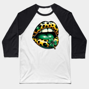 St Patrick Lips Baseball T-Shirt